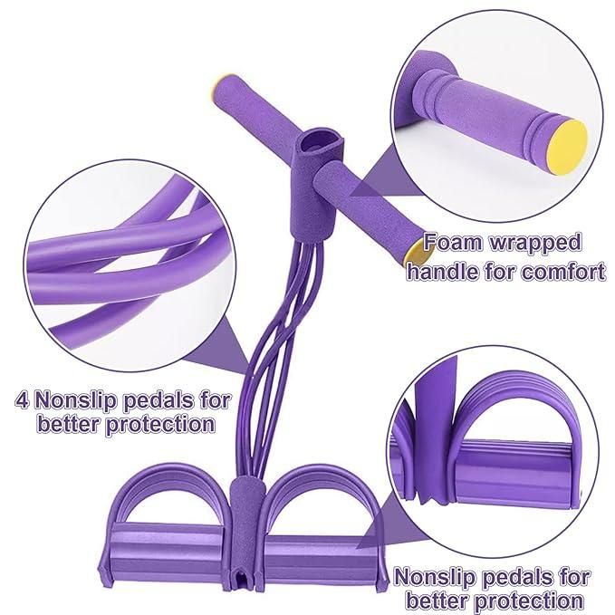 Yoga Pedal Puller Resistance Band Fitness Equipment Pack of 1