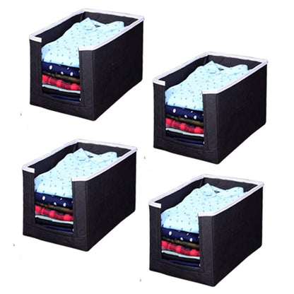 Closet Organizer Stackers-Foldable Shirts and Clothing Organizer(Pack of 4)