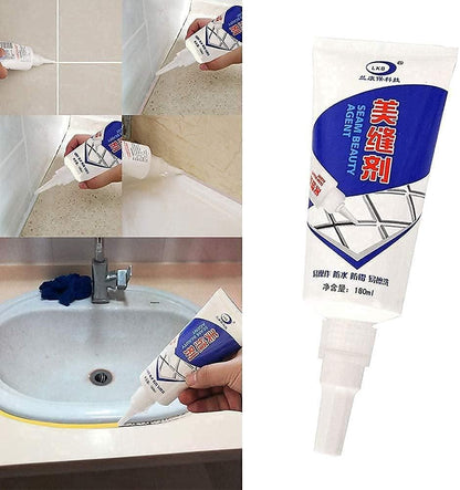 Tile Grout Sealant Adhesive Tube- 180ML(Pack of 4, 2 and 1 available)