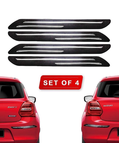 Rubber Car Bumper Protector Guard (Pack of 4)