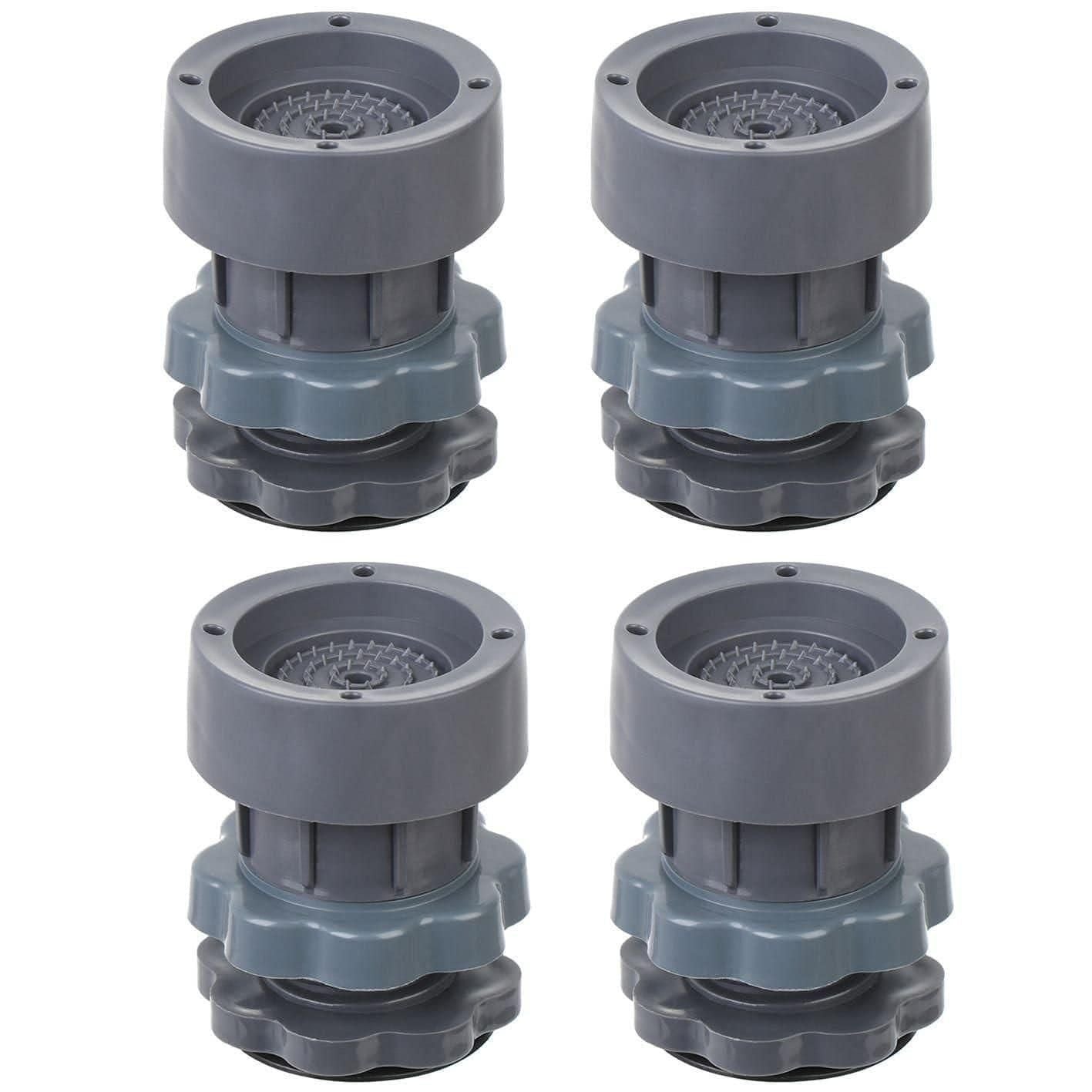 Washing Machine Vibration Pads, Floor Trays, Refrigerator Stand (4 Pieces Set)