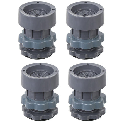 Washing Machine Vibration Pads, Floor Trays, Refrigerator Stand (4 Pieces Set)