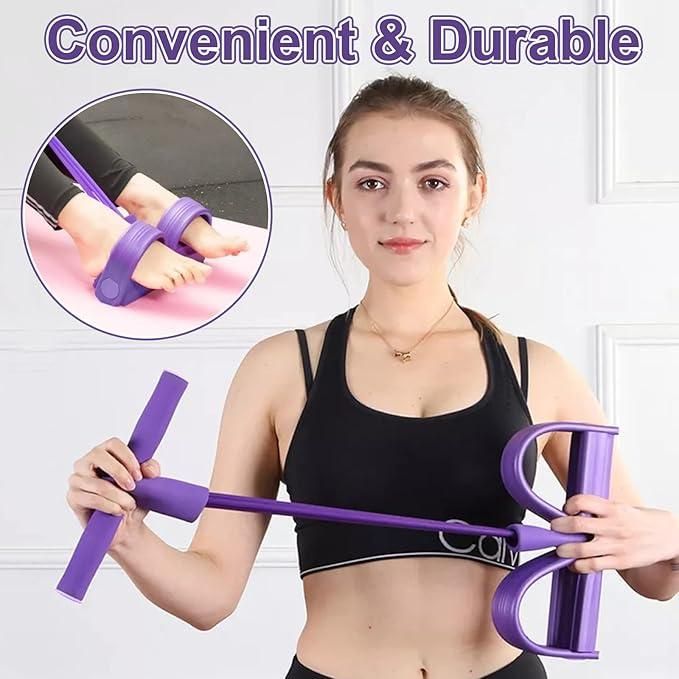 Yoga Pedal Puller Resistance Band Fitness Equipment Pack of 1