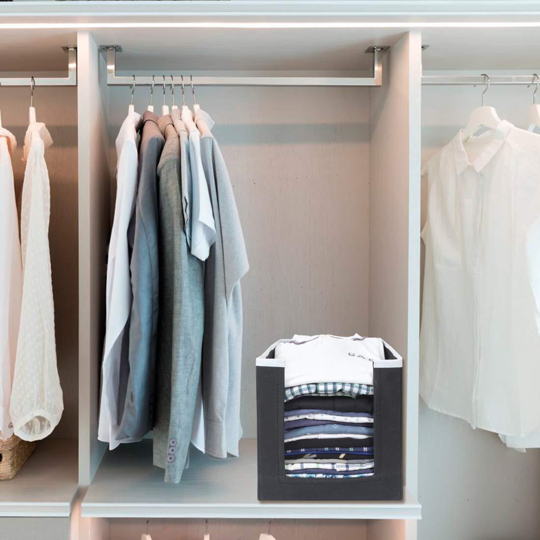 Closet Organizer Stackers-Foldable Shirts and Clothing Organizer(Pack of 4)