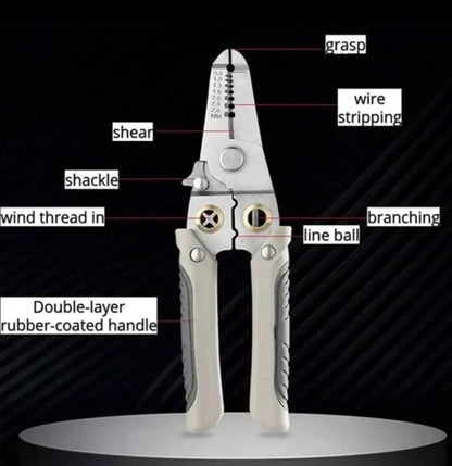 Multi-functional wire stripper & Cutter(Pack of 1)