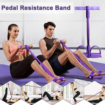 Yoga Pedal Puller Resistance Band Fitness Equipment Pack of 1