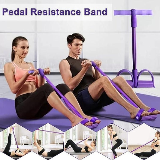 Yoga Pedal Puller Resistance Band Fitness Equipment Pack of 1